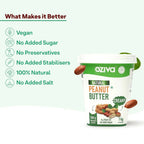 OZiva Natural Peanut Butter-Creamy - Distacart