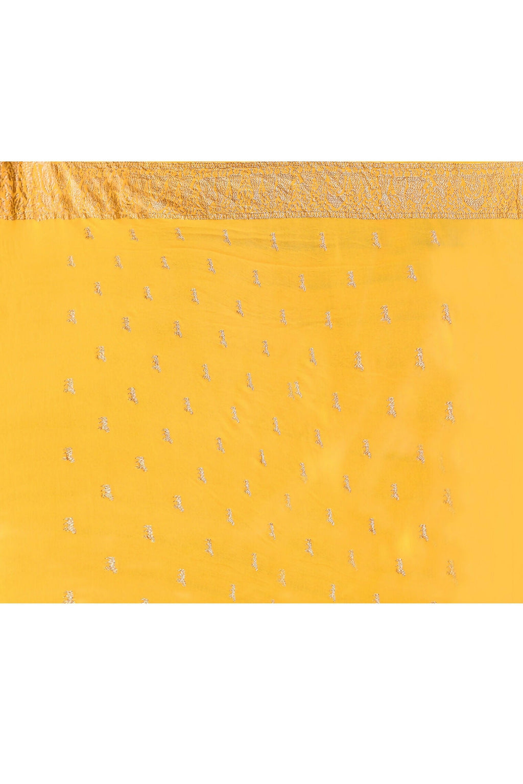 Joban Fashion Purple Crepe Chiffon Pure Handloom Banarasi Silk Saree