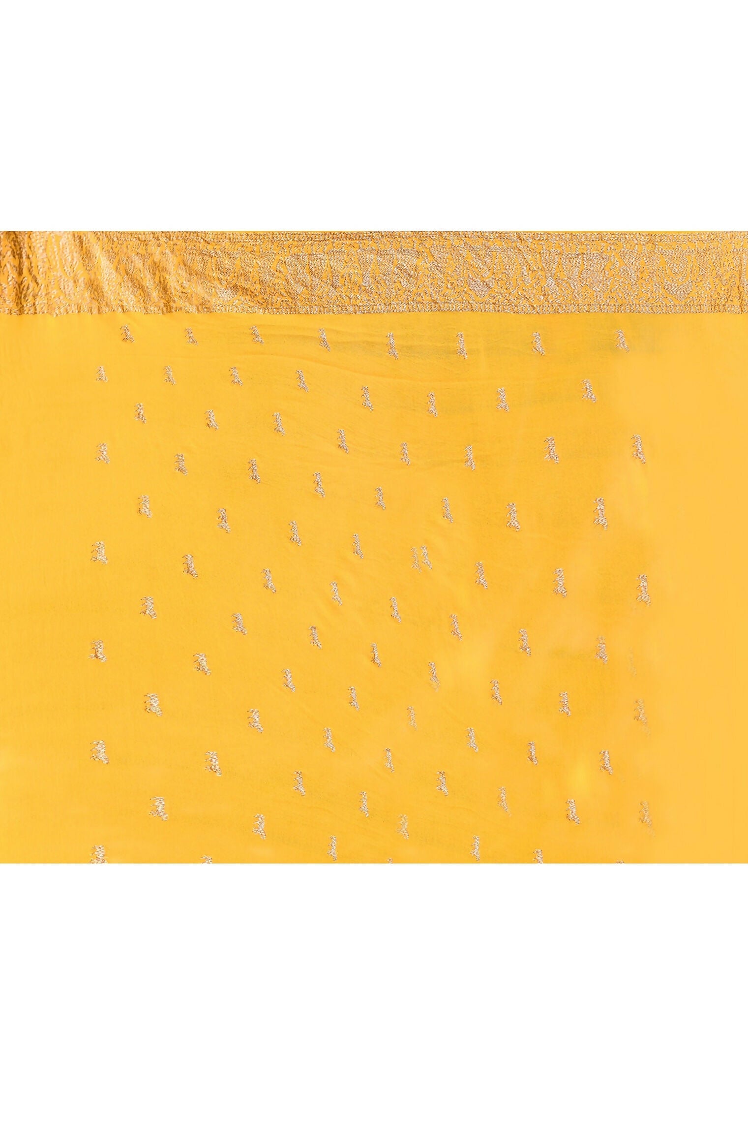 Joban Fashion Purple Crepe Chiffon Pure Handloom Banarasi Silk Saree