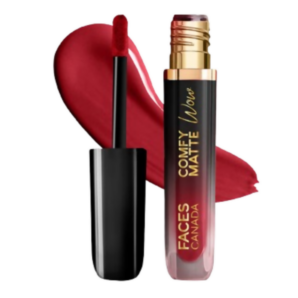 Faces Canada Comfy Matte Wow Liquid Lipstick - Maroon Maven 05