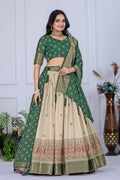Lehenga Mart Designer Wedding Lehenga choli for Women - green