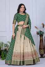 Lehenga Mart Designer Wedding Lehenga choli for Women - green
