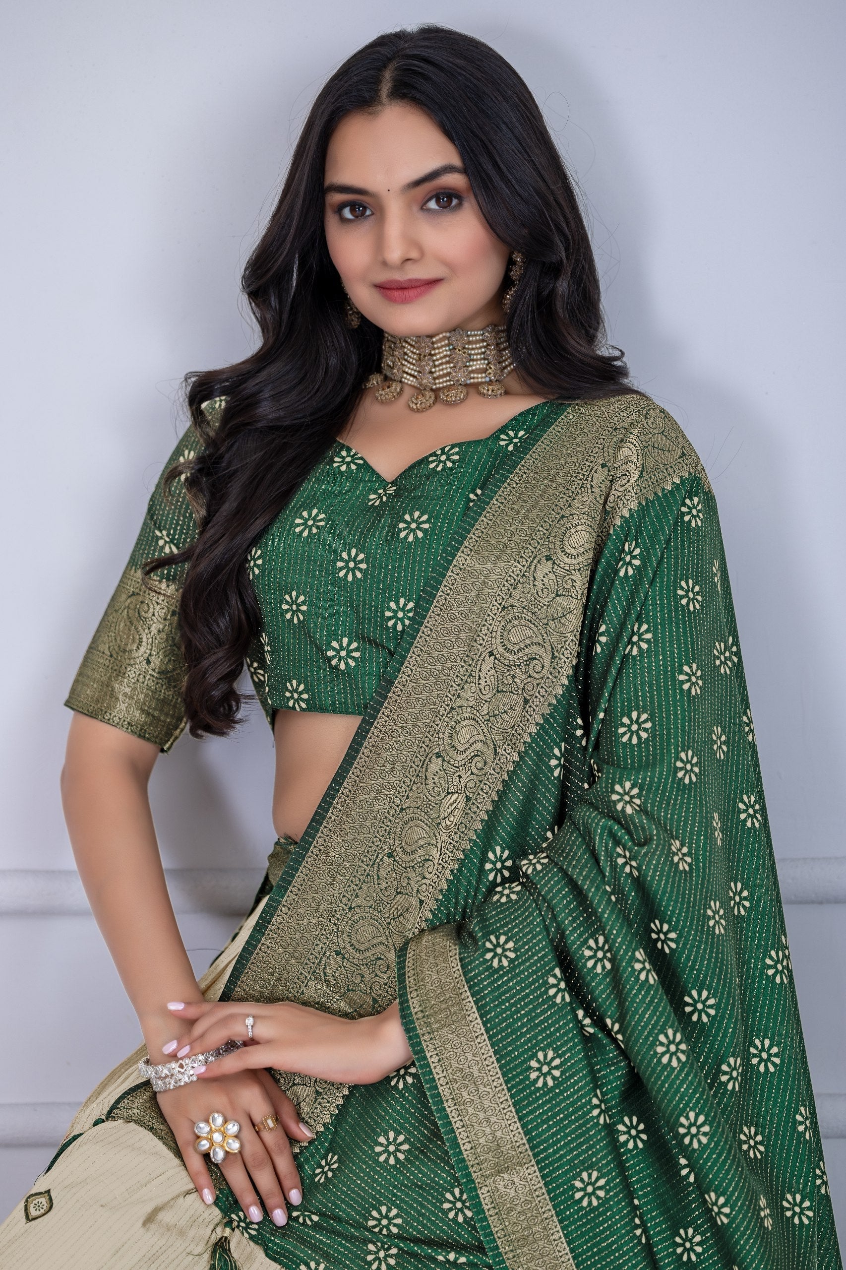 Lehenga Mart Designer Wedding Lehenga choli for Women - green