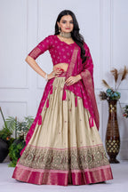 Lehenga Mart Designer Wedding Lehenga choli for Women - pink