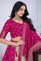 Lehenga Mart Designer Wedding Lehenga choli for Women - pink