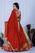 Lehenga Mart Designer Wedding Lehenga choli for Women - red