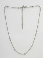 NVR Women's Set of 3 Silver-Toned German Silver Oxidised Chain