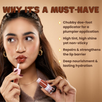 The Skin Diet Company Lip Barrier Tint High Shine Gloss Oil - Fall Brown