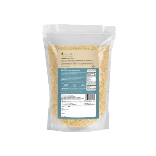 Praakritik Natural Khapli Wheat Rava Roasted Samba Rava