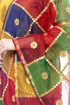 Mominos Fashion Multi Gota Box Dupatta