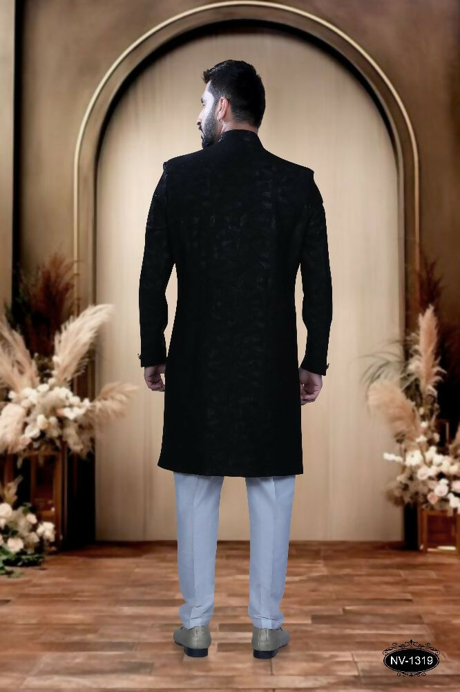 Joban Fashion Men's Black TR Kurta with Pyjama