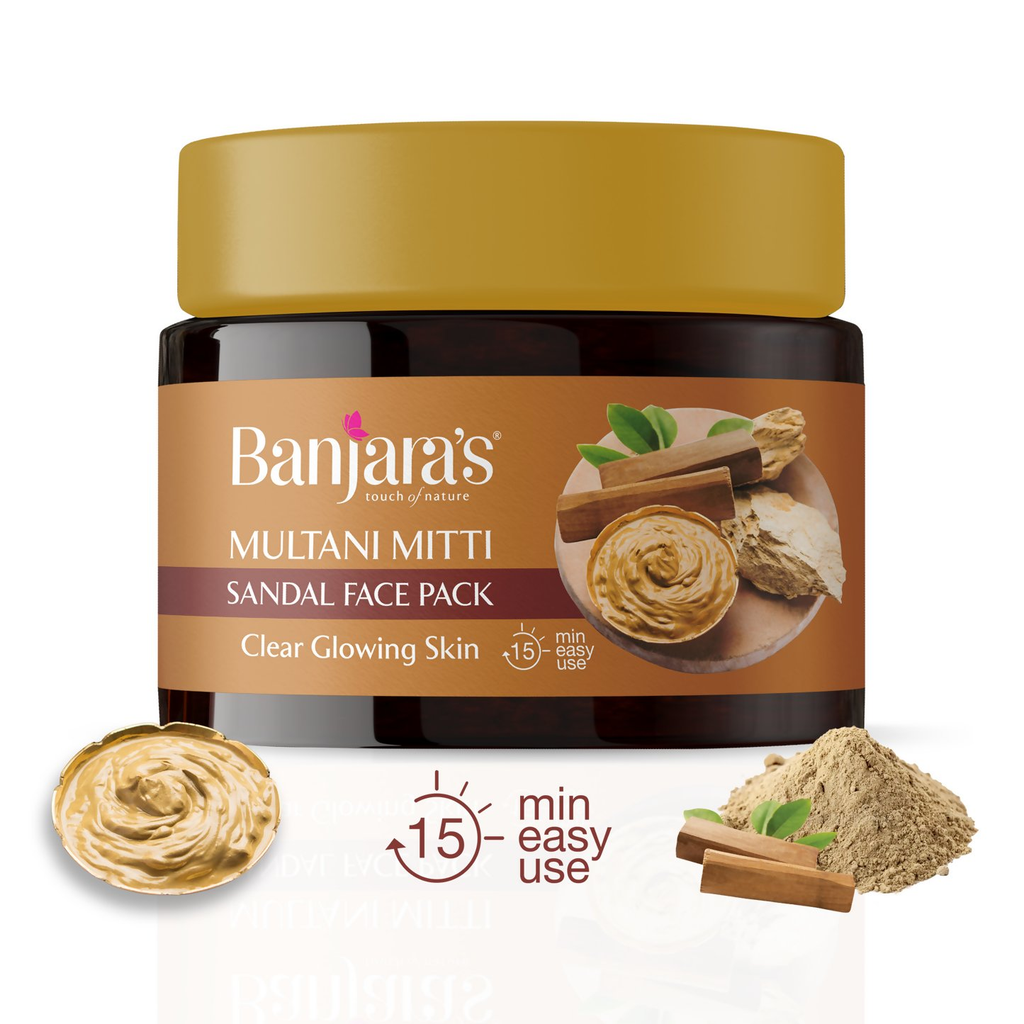 Banjara's Multani Mitti Sandal Face Pack