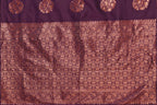 Vamika Purple Banarasi Jacquard Weaving Saree - Distacart