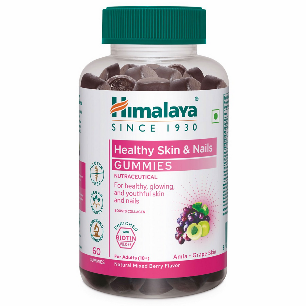 Himalaya Herbals Healthy Skin & Nail Gummies - Distacart