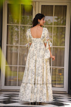 The52 Women's Gorgeous Flared Partywear Designer Poly Rayon Gown - Distacart