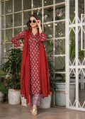 Teeya Creation Red Color Pure Cotton Digital Print Fully Stitched Kurti Set - Distacart