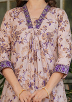 The52 Women's Printed Pure Cotton Fabric Straight Kurta, Pant and Dupatta Set - Distacart