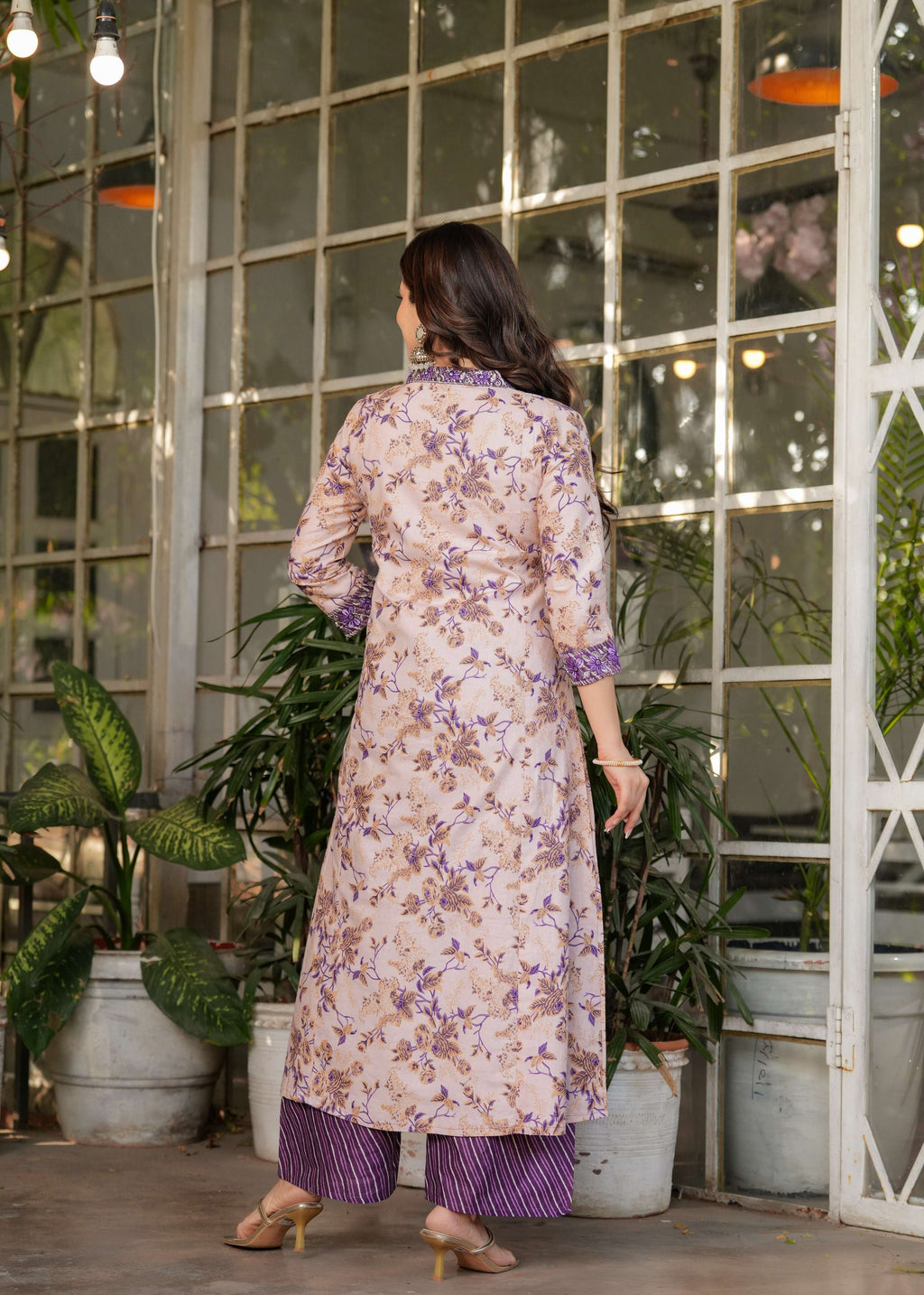 Teeya Creation Chiku Color Pure Cotton Digital Print Fully Stitched Kurti Set - Distacart
