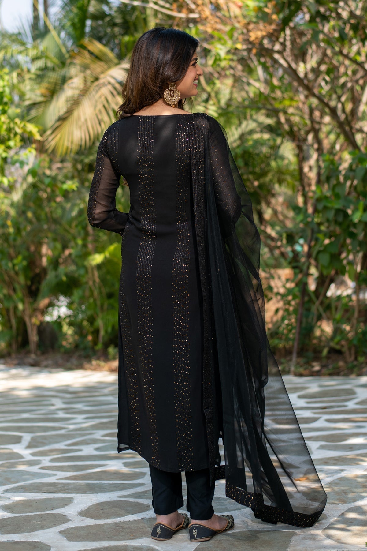 The52 Women Gorgeous Faux Georgette Fabric Straight Kurta, Pant and Dupatta Set - Distacart