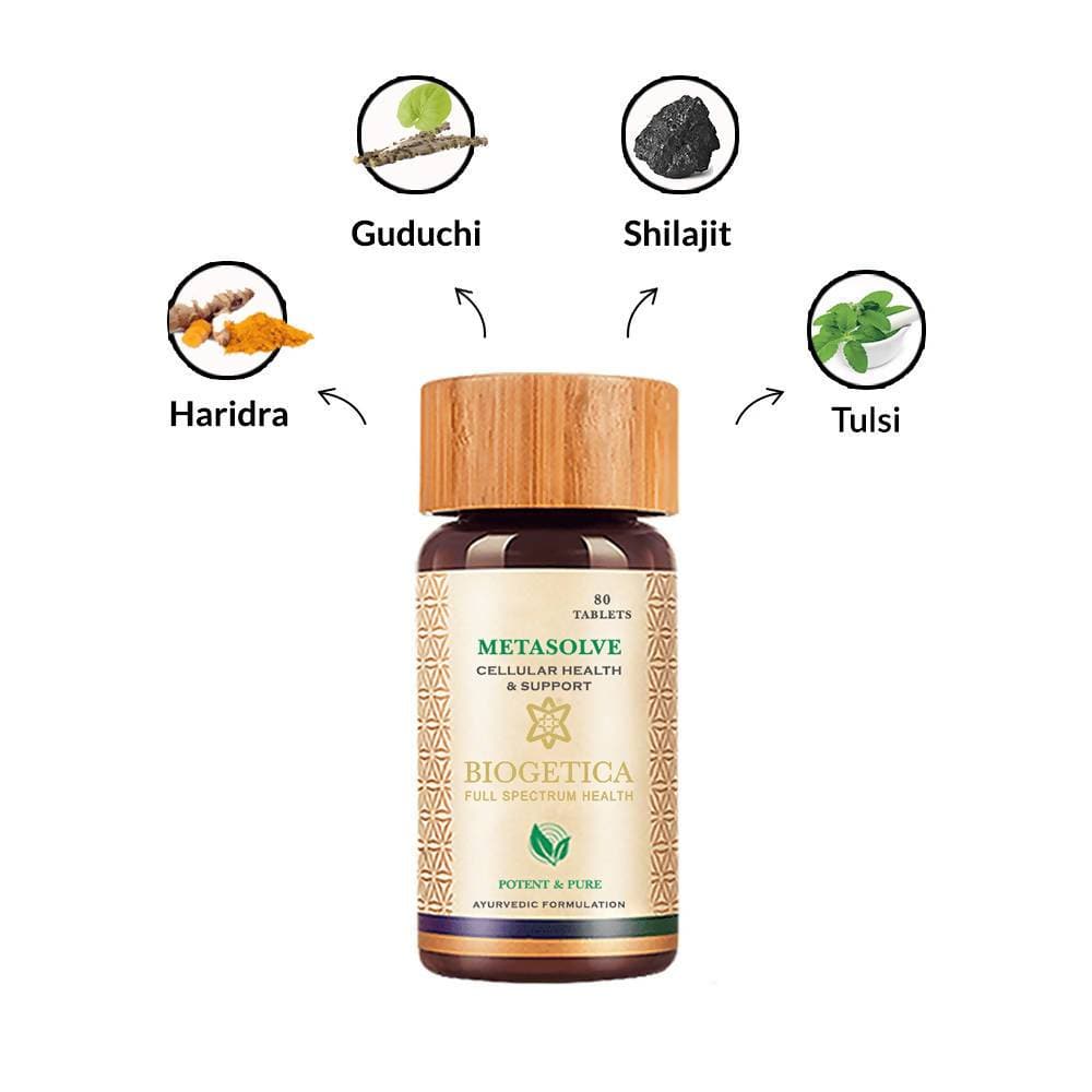 Biogetica Metasolve (Cellular Health And Immune Support, 80 Tablets) - Distacart