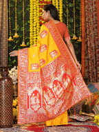 Shree Shyam Fashion Silk Yellow Saree - Distacart
