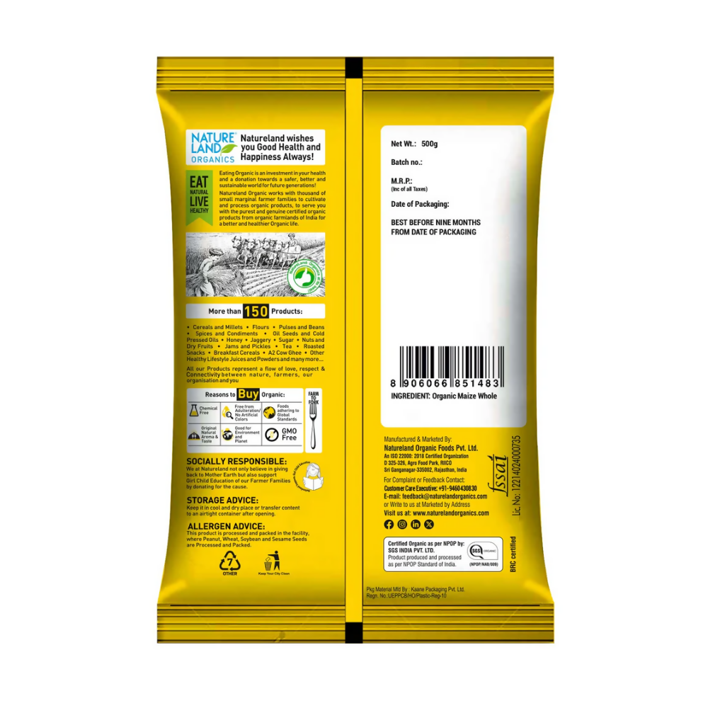 Nature Land Organics Maize Flour