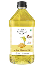 Farm Naturelle Cold Pressed Virgin Kachi Ghani Virgin Yellow Mustard Oil