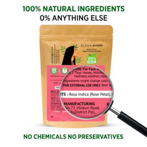 Alps Goodness Rose Petal Beauty Mask for Skin