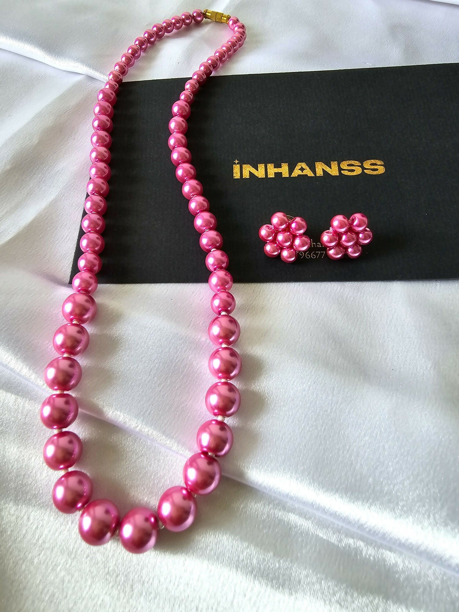 Inhanns Spectrum Everyday Pearl Sets - Single Strand - Pink