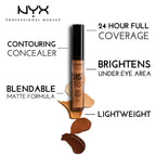 NYX Professional Makeup Can't Stop Won’t Stop Contour Concealer - Light Ivory