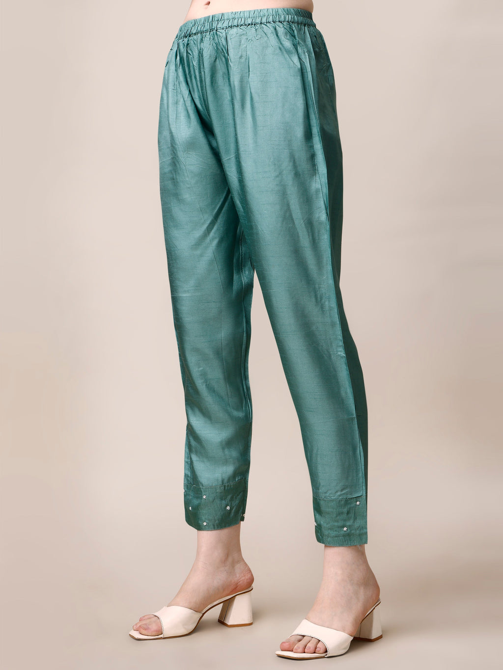 Embroidered Kurta With Pant & Dupatta Set, Multicolor - Hiral Fashion - Distacart