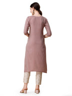 Embroidered Kurta With Moti Embellished Pant And Dupatta Set, Multicolor - Hiral Fashion