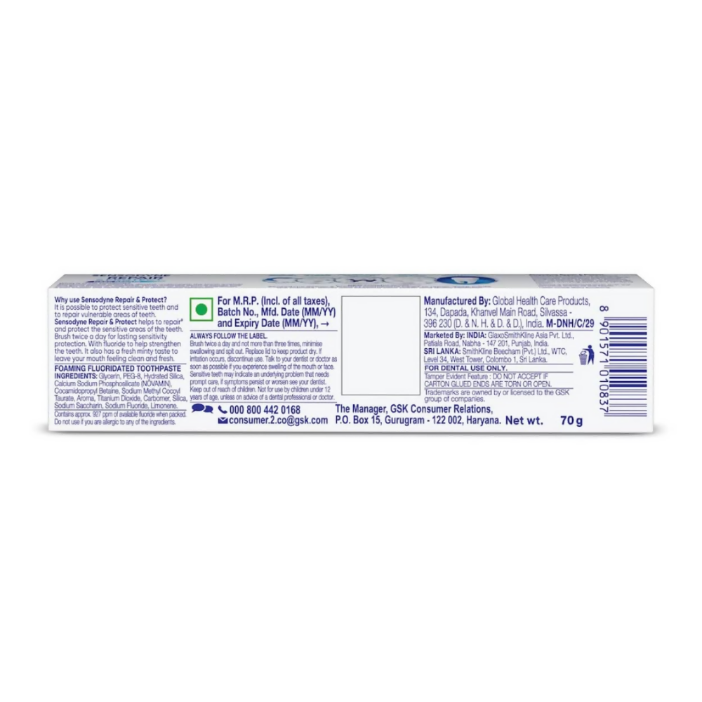 Sensodyne Toothpaste Repair and Protect - Distacart