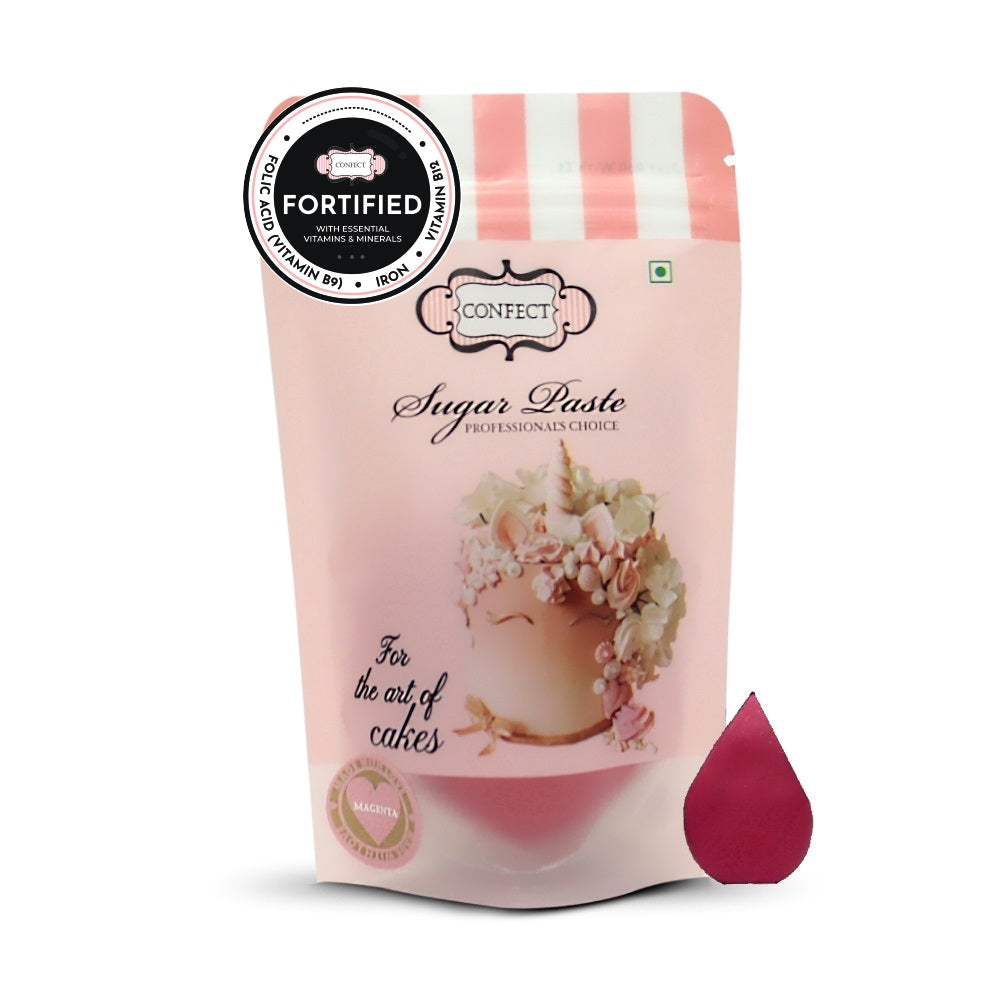 confect magenta nutritional sugarpaste 250 gms