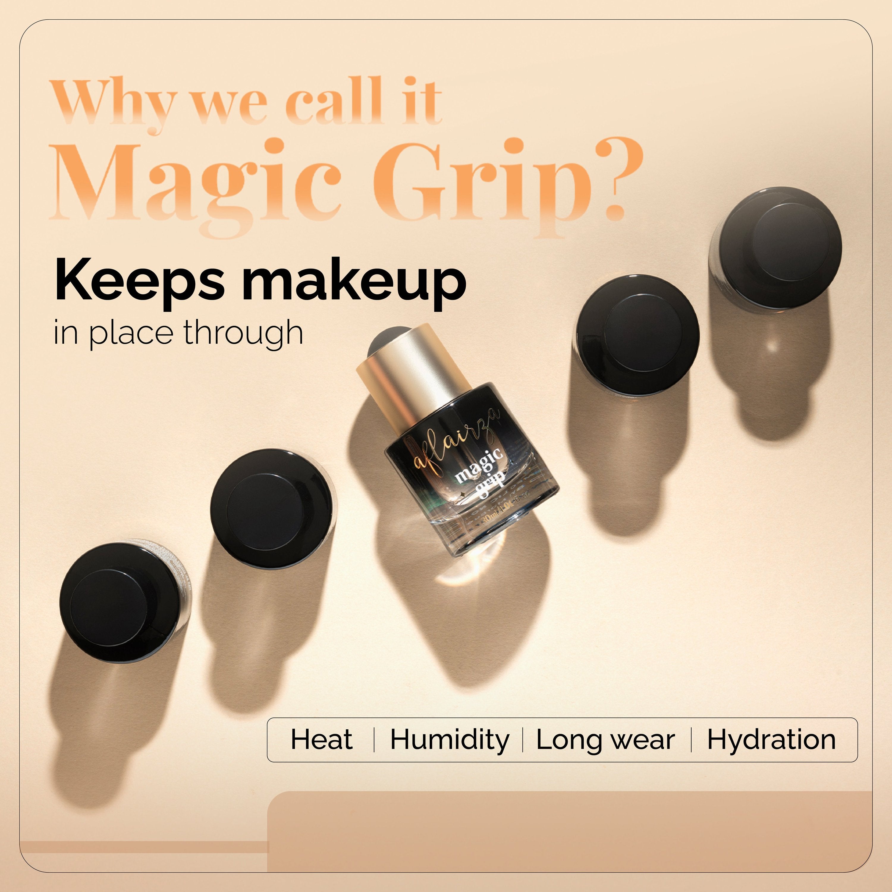 Aflairza Magic Grip Primer-Strong Hold for Long Lasting Makeup