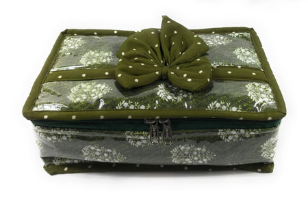 Asmaani Satin 6 Pocket Mehendi Bow Jewellery Kit