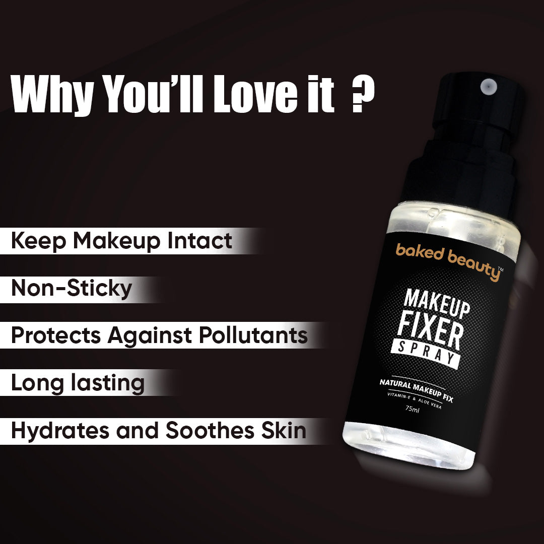 Baked Beauty Makeup Fixer With Aloe Vera & Vitamin-E