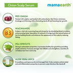 Mamaearth Onion Scalp Serum For Healthy Hair Growth Ingredients