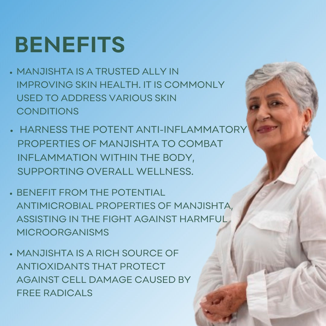Tejaswani Herbs and Herbal Products Manjishta Powder - Distacart