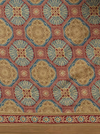 Yufta Maroon and Beige Printed Saree - Distacart
