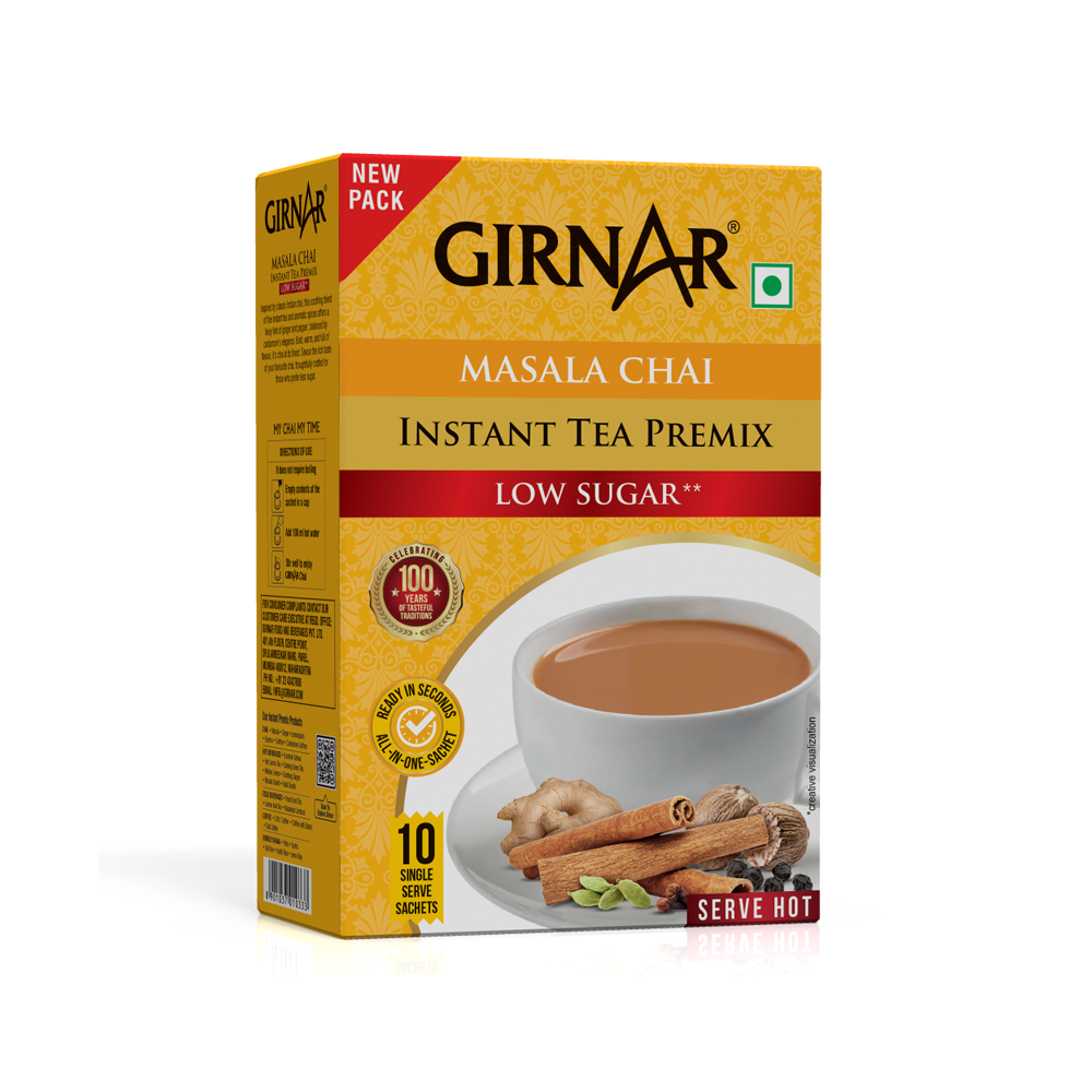 Girnar Instant Tea Premix With Masala (Low Sugar) - Distacart