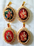 Elite Trading Religious Mata Rani Pendant Gold Tone Maa Durga Pendant for Women & Men/Spritiual/Kirtan