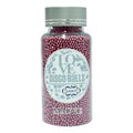 confect mauve disco balls sprinkles 2 mm 120 gms