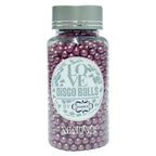 confect mauve disco balls sprinkles 5 mm 120 gms