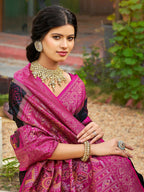 Shree Shyam Fashion Blue Soft Silk Saree - Distacart