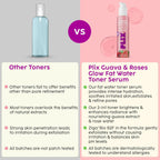 PLIX The Plant Fix Guava & Roses 2-in-1 Fat Water Toner Serum Hydrates Skin & Balances pH Levels