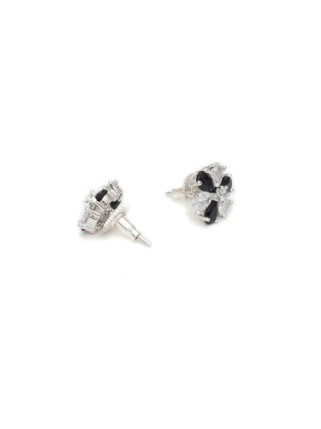 stone stud (Black and white) - Ruby Raang - Distacart