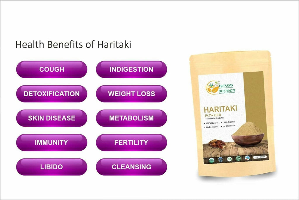 Herbs Botanica Pure Natural Haritaki Powder