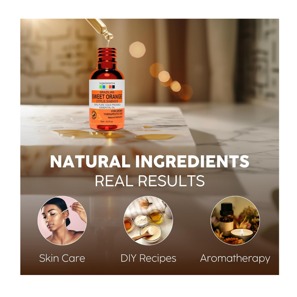Organix Mantra Sweet Orange Essential Oil for Diffuser