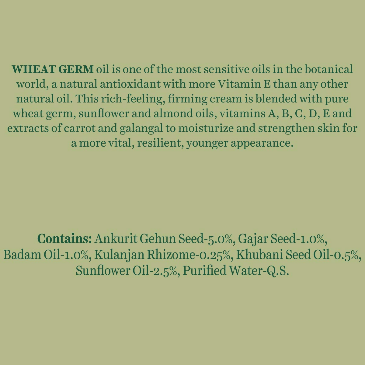 Biotique Firming Face & Body Cream - Bio Wheat Germ - Distacart